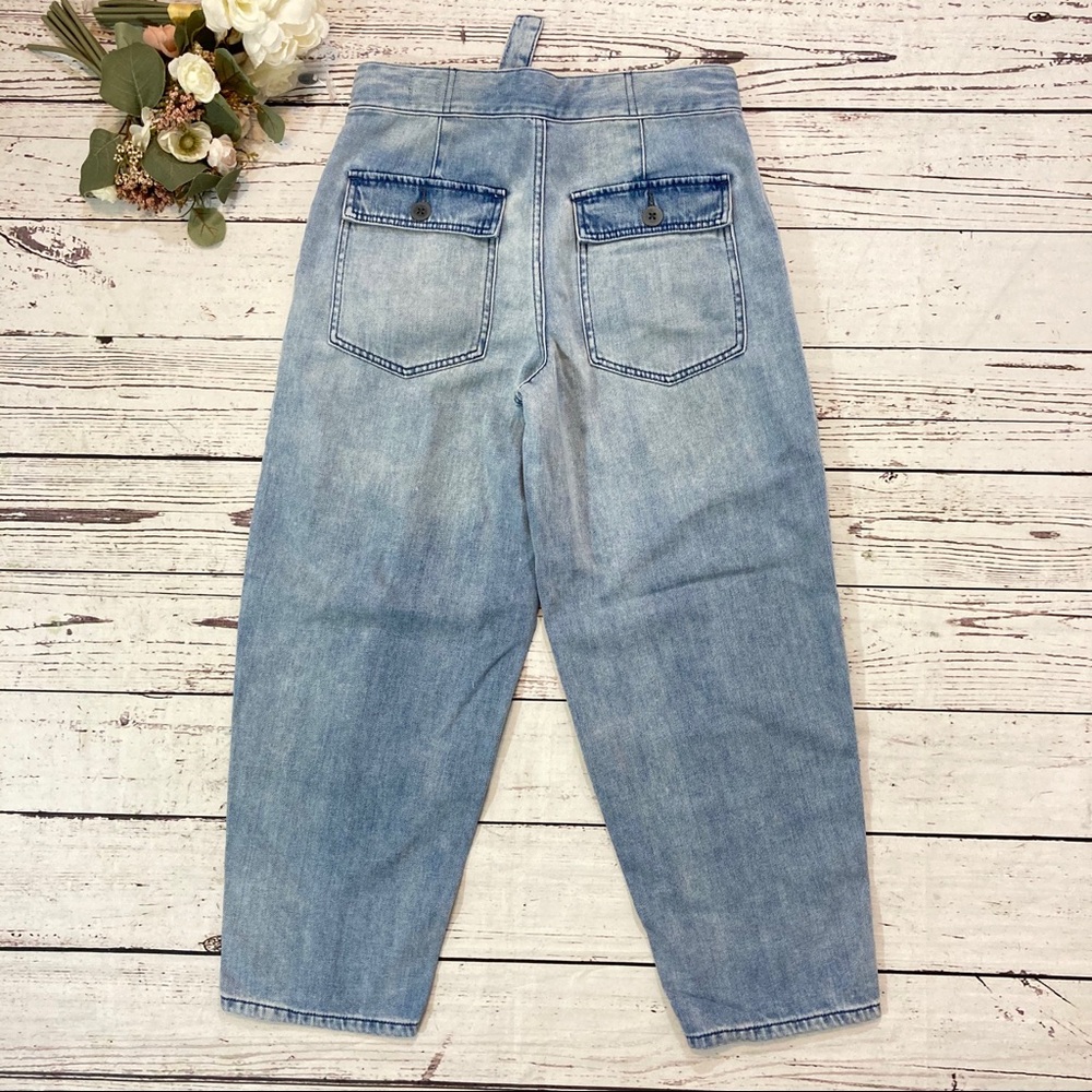 Free People Paloma slouchy belted retro jeans NEW - Picture 7 of 12